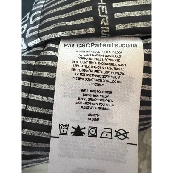 Hollister Grey All Weather Collection Sherpa Lined Hooded Winter Coat Medium - Picture 8 of 8